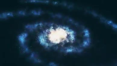 大气银河星空粒子特效场景演绎LOGO视频的预览图